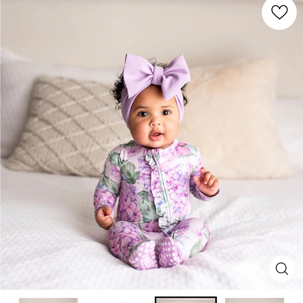 Bums & Roses Ruffle Footie